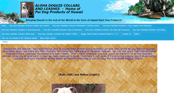 Desktop Screenshot of poidogcollars.tecventureshawaii.com